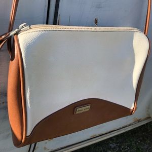 {Bruno Lorelei} Vintage Cream/Tan Crossbody Purse
